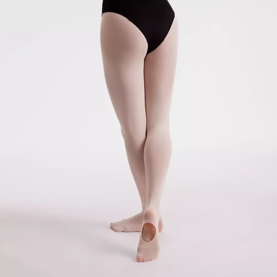 SILKY DANCE Kids Intermediate 60D Convertible Theatrical Pink Tights