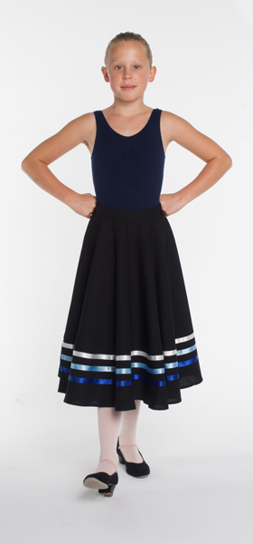 LITTLE BALLERINA Blue Ribbons Character Skirt
