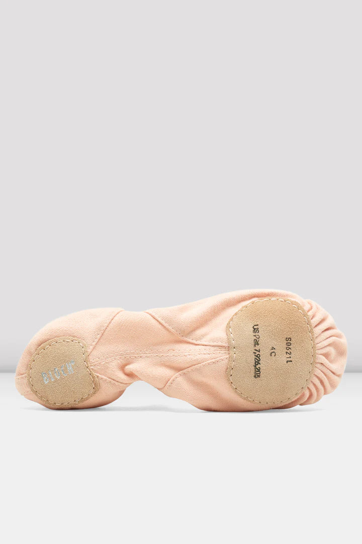 BLOCH Adults Pro Elastic Canvas Split Sole Ballet Shoe