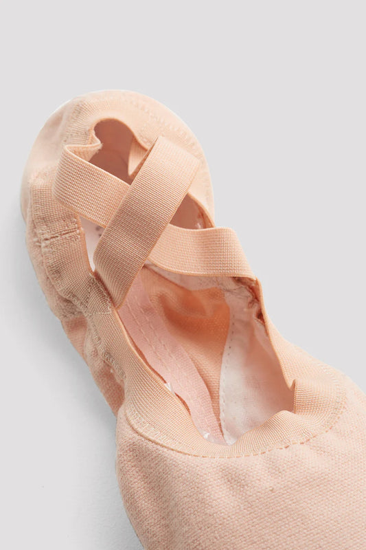 BLOCH Adults Pro Elastic Canvas Split Sole Ballet Shoe