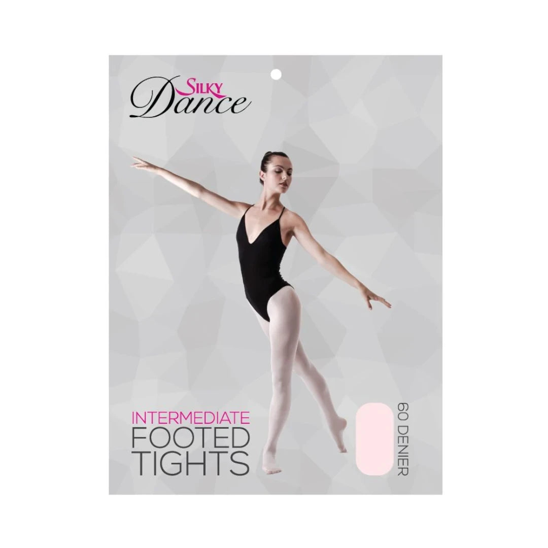 SILKY DANCE Intermediate 60D Pink Footed Tights