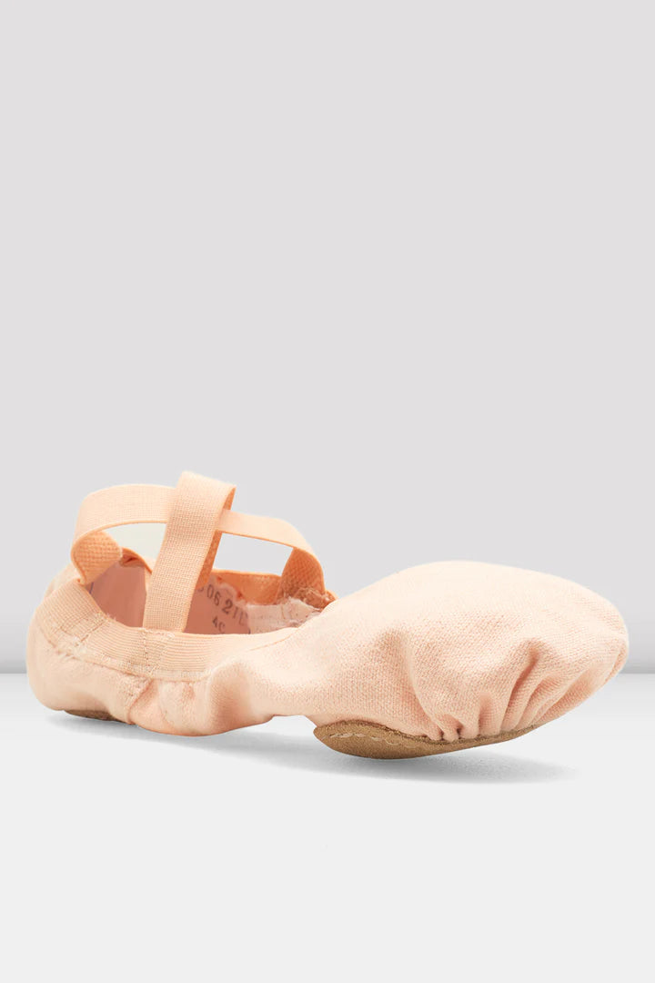 BLOCH Adults Pro Elastic Canvas Split Sole Ballet Shoe